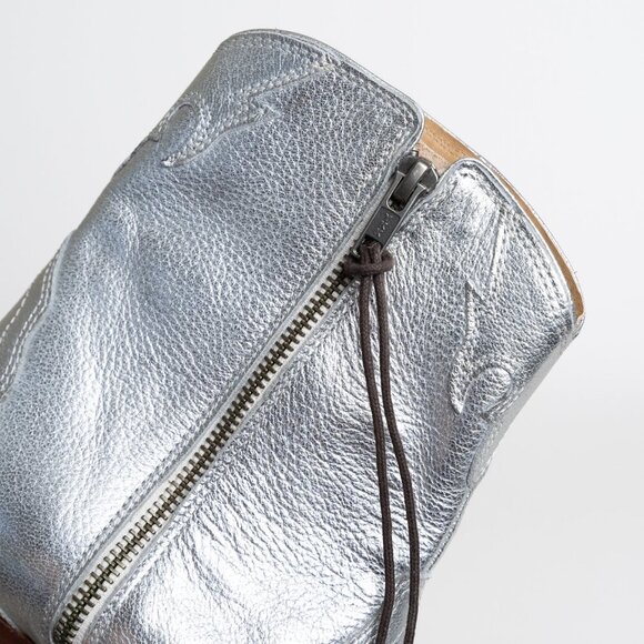 Free People Silver Ankle Boots - Picture 11 of 16